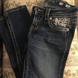 Miss Me Cuffed Skinny Jeans